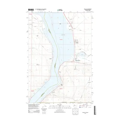 2014 Map of Wallula, 2014 Print