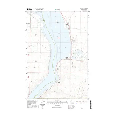 2017 Map of Wallula, 2017 Print