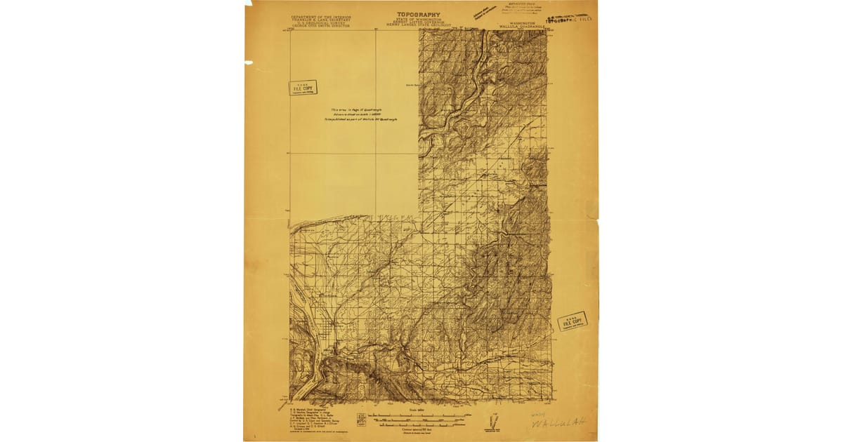Old Maps of Walla Walla County, WA for Metal Detecting | Pastmaps