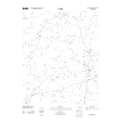 2013 Map of Walnut Cove, 2013 Print