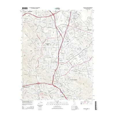 2015 Map of Walnut Creek, 2015 Print
