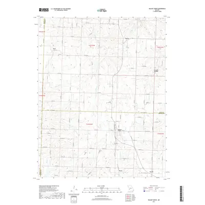 2017 Map of Walnut Grove, 2017 Print