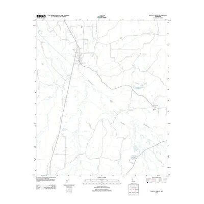 2012 Map of Walnut Grove, 2012 Print