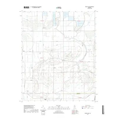 2018 Map of Walnut Lake, 2018 Print
