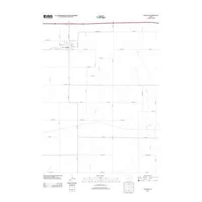 2013 Map of Walnut, 2013 Print