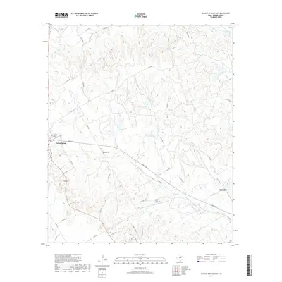 2019 Map of Walnut Springs East, 2019 Print