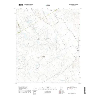 2019 Map of Walnut Springs West, 2019 Print