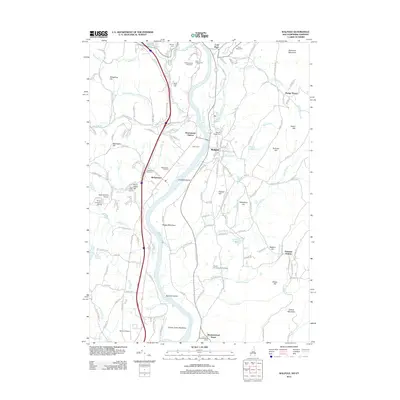 2012 Map of Walpole, 2012 Print