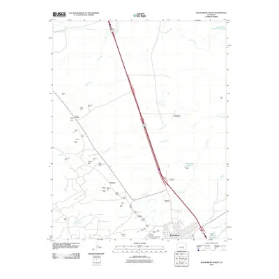 2010 Map of Walsenburg North, 2010 Print