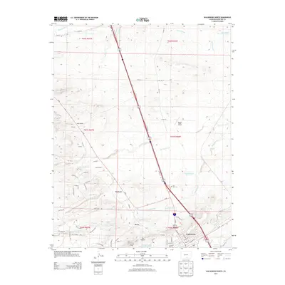 2013 Map of Walsenburg North, 2013 Print