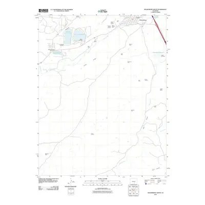 2010 Map of Walsenburg South, 2010 Print