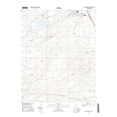 2016 Map of Walsenburg South, 2016 Print