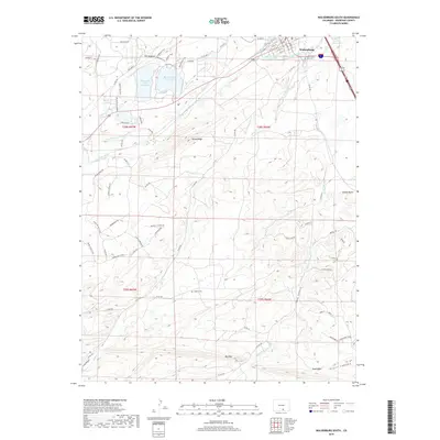 2019 Map of Walsenburg South, 2019 Print