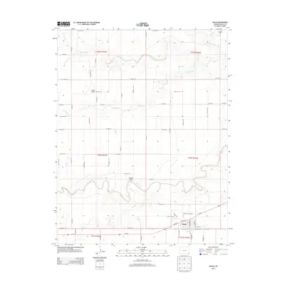 2013 Map of Walsh, 2013 Print