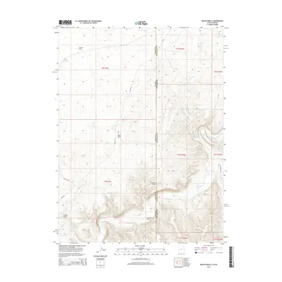 2014 Map of Walsh Knolls, 2014 Print