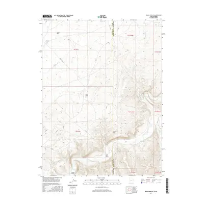 2017 Map of Walsh Knolls, 2017 Print