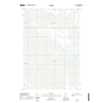 2019 Map of Walsh, 2019 Print
