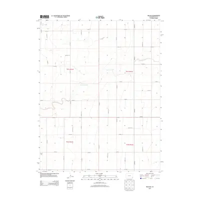 2013 Map of Walsh SE, 2013 Print