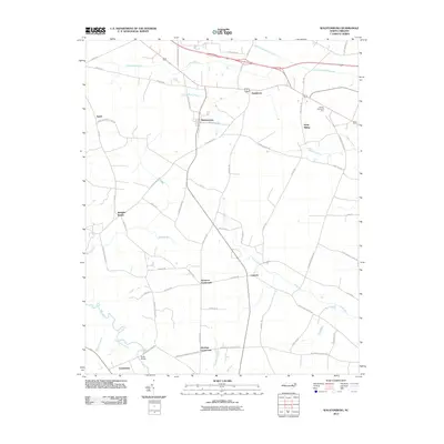 2010 Map of Walstonburg, 2010 Print