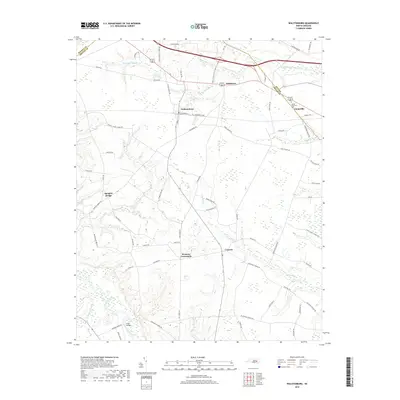2019 Map of Walstonburg, 2019 Print