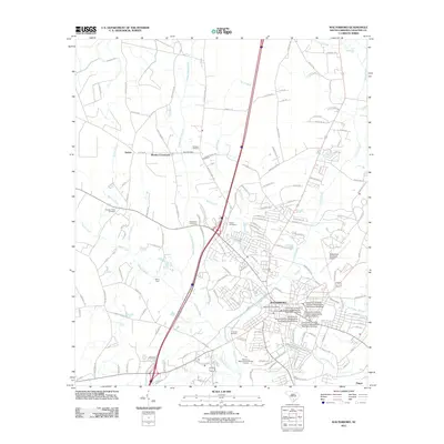 2011 Map of Walterboro, 2011 Print