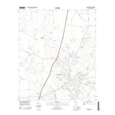 2014 Map of Walterboro, 2014 Print