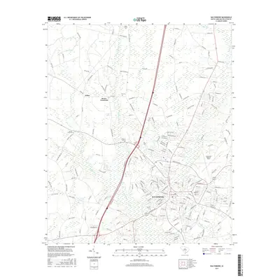 2017 Map of Walterboro, 2017 Print