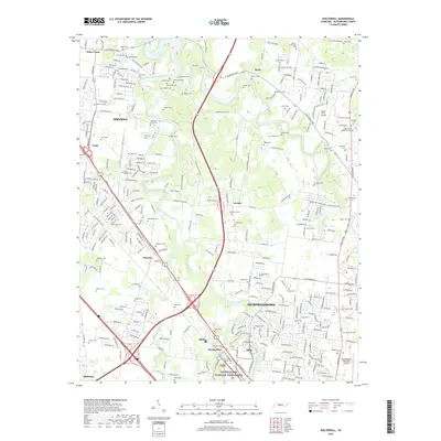 2019 Map of Walterhill, 2019 Print