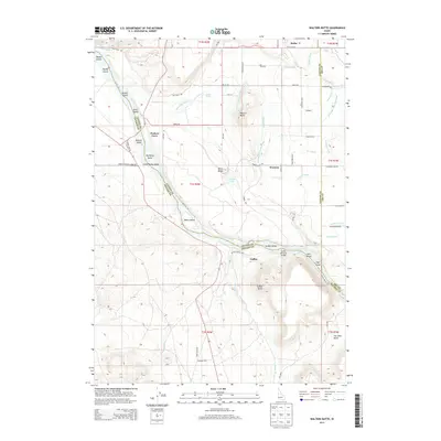 2013 Map of Walters Butte, 2013 Print