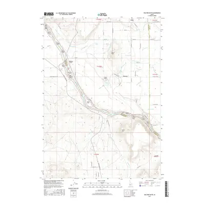 2017 Map of Walters Butte, 2017 Print