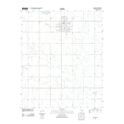 2012 Map of Walters, 2012 Print