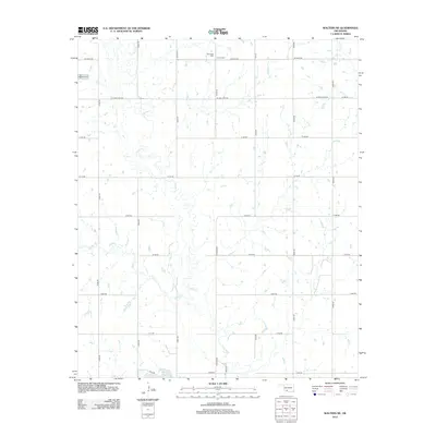 2012 Map of Walters NE, 2012 Print