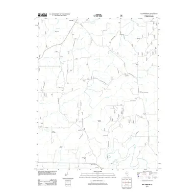 2012 Map of Waltersburg, 2012 Print