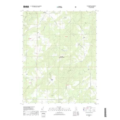 2018 Map of Waltersburg, 2018 Print