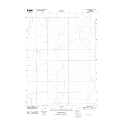 2011 Map of Walthill SW, 2011 Print