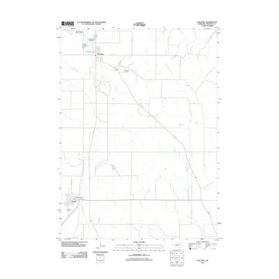 2011 Map of Walthill, 2011 Print