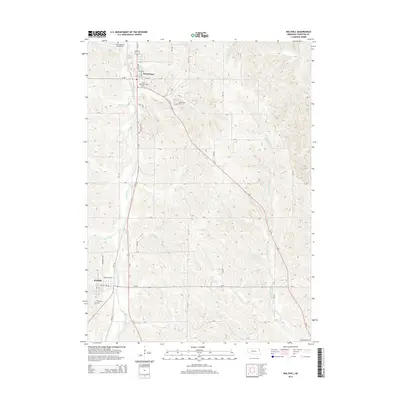2014 Map of Walthill, 2014 Print