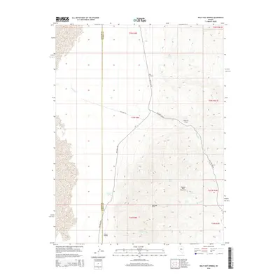 2014 Map of Walti Hot Springs, 2014 Print