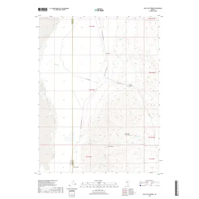 2018 Map of Walti Hot Springs, 2018 Print