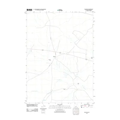 2012 Map of Waltman, 2012 Print