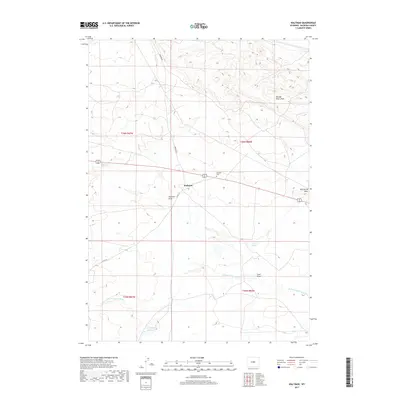 2017 Map of Waltman, 2017 Print