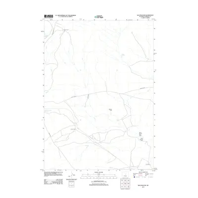 2012 Map of Waltman NW, 2012 Print