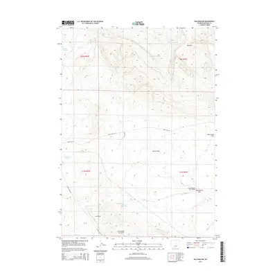 2015 Map of Waltman NW, 2015 Print