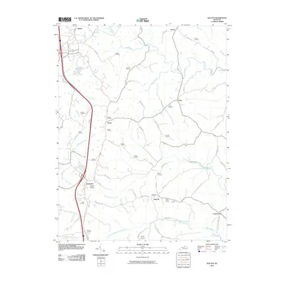 2010 Map of Walton, 2010 Print