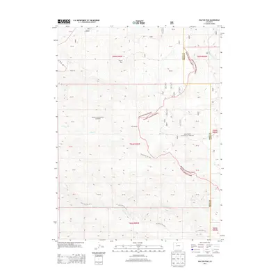 2013 Map of Walton Peak, 2013 Print
