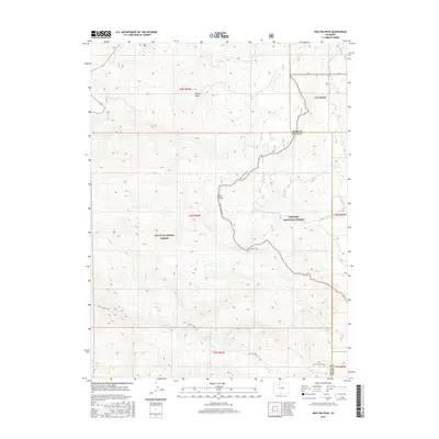 2016 Map of Walton Peak, 2016 Print