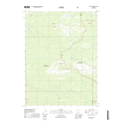 2019 Map of Walton Peak, 2019 Print