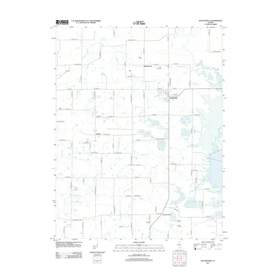 2012 Map of Waltonville, 2012 Print