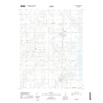 2018 Map of Waltonville, 2018 Print