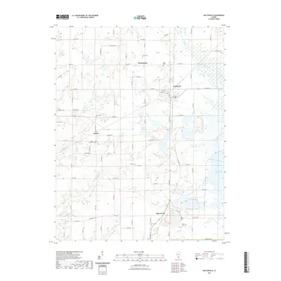 2021 Map of Waltonville, 2021 Print